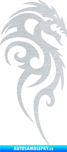Samolepka Dragon 016 pravá škrábaný hliník