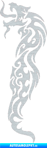 Samolepka Dragon 023 levá škrábaný hliník