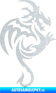 Samolepka Dragon 035 pravá škrábaný hliník