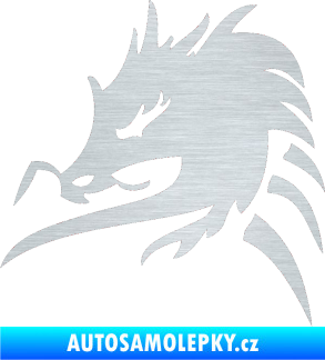 Samolepka Dragon 044 levá škrábaný hliník