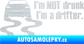Samolepka Drifter 002 škrábaný hliník