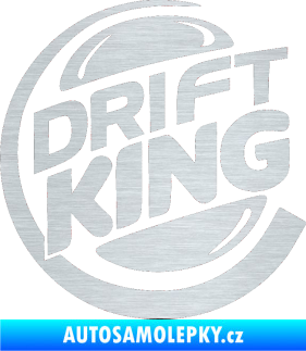 Samolepka Drift king škrábaný hliník