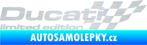 Samolepka Ducati limited edition pravá škrábaný hliník