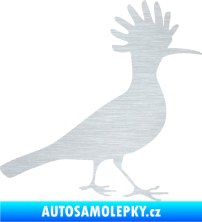 Samolepka Dudek 001 pravá škrábaný hliník
