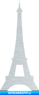 Samolepka Eifelova věž 001 škrábaný hliník
