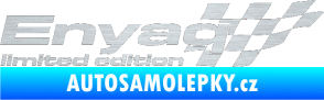 Samolepka Enyaq limited edition pravá škrábaný hliník