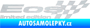 Samolepka Eos limited edition pravá škrábaný hliník