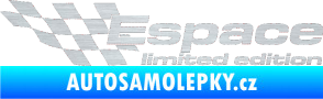 Samolepka Espace limited edition levá škrábaný hliník