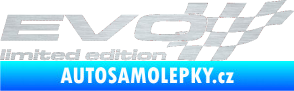 Samolepka Evo limited edition pravá škrábaný hliník