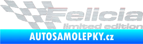 Samolepka Felicia limited edition levá škrábaný hliník