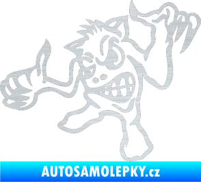 Samolepka Formelák levá škrábaný hliník