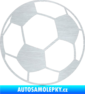 Samolepka Fotbalový míč 001 škrábaný hliník
