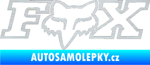 Samolepka Fox 001 škrábaný hliník