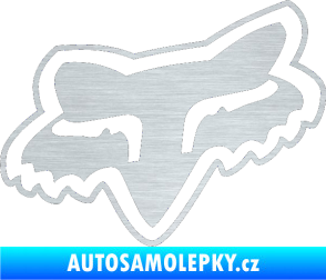 Samolepka Fox 003 škrábaný hliník
