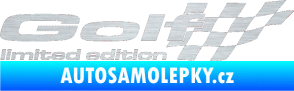 Samolepka Golf limited edition pravá škrábaný hliník