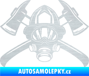 Samolepka Hasič 014 škrábaný hliník
