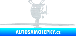 Samolepka Helikoptéra model 001 levá škrábaný hliník