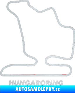 Samolepka Okruh Hungaroring škrábaný hliník