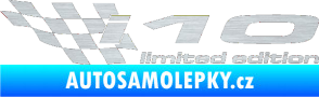 Samolepka i10 limited edition levá škrábaný hliník