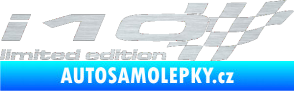 Samolepka i10 limited edition pravá škrábaný hliník