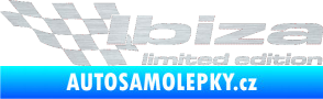 Samolepka Ibiza limited edition levá škrábaný hliník