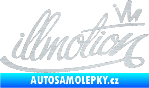 Samolepka Illmotion škrábaný hliník