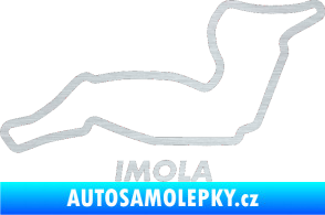Samolepka Okruh Imola škrábaný hliník