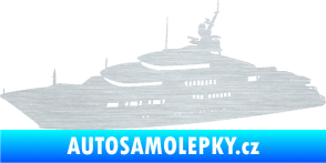 Samolepka Jachta 003 levá škrábaný hliník
