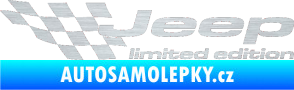Samolepka Jeep limited edition levá škrábaný hliník