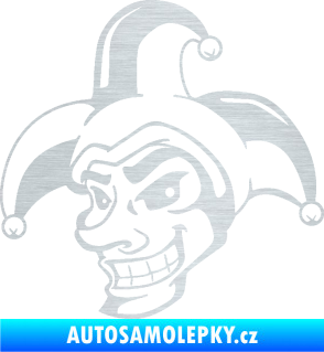 Samolepka Joker 001 levá škrábaný hliník