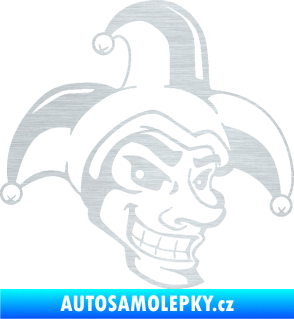 Samolepka Joker 001 pravá škrábaný hliník