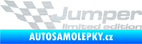 Samolepka Jumper limited edition levá škrábaný hliník