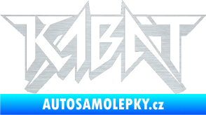 Samolepka Kabát 002 škrábaný hliník