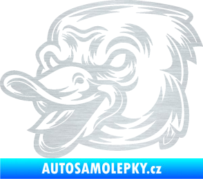 Samolepka Káčátko 001 levá škrábaný hliník