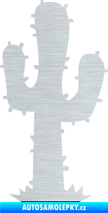 Samolepka Kaktus 001 pravá škrábaný hliník