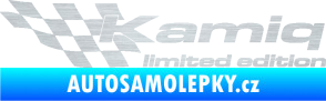 Samolepka Kamiq limited edition levá škrábaný hliník