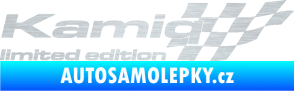 Samolepka Kamiq limited edition pravá škrábaný hliník