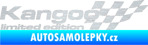 Samolepka Kangoo limited edition pravá škrábaný hliník