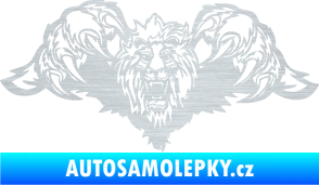 Samolepka Kapota 041 lev škrábaný hliník