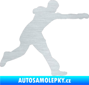 Samolepka Karate 004 pravá škrábaný hliník