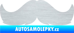 Samolepka Knír 002 movember škrábaný hliník