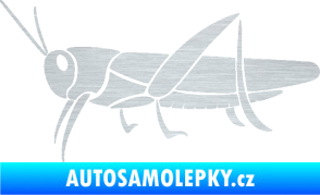 Samolepka Kobylka 002 levá škrábaný hliník