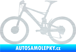 Samolepka Kolo 001 levá - (horské kolo) škrábaný hliník