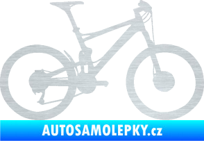 Samolepka Kolo 001 pravá - (horské kolo) škrábaný hliník
