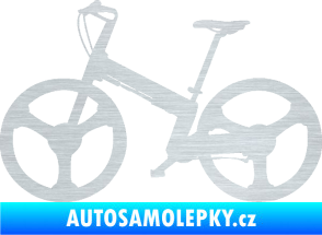 Samolepka Kolo 002 levá škrábaný hliník