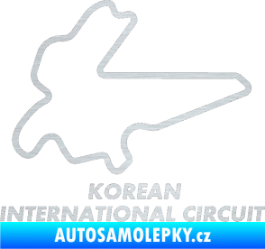 Samolepka Okruh Korean International Circuit škrábaný hliník