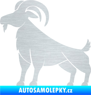 Samolepka Kozel 005 škrábaný hliník