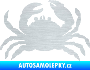 Samolepka Krab 001 pravá škrábaný hliník