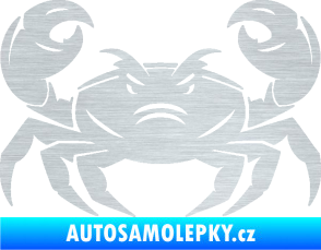 Samolepka Krab 003 škrábaný hliník