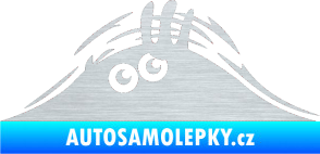 Samolepka Kuk 001 levá šmírák škrábaný hliník